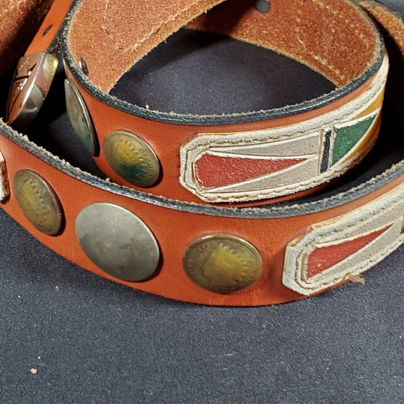 Western Belt Embellished with Old Coins - Picture 10 of 13